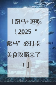 跑马+逛吃！2025“紫马”必打卡美食攻略来了！