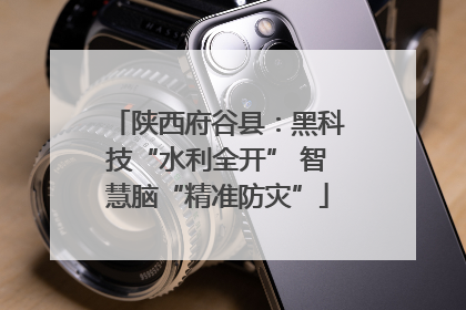 陕西府谷县：黑科技“水利全开” 智慧脑“精准防灾”