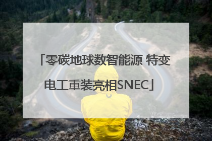 零碳地球数智能源 特变电工重装亮相SNEC