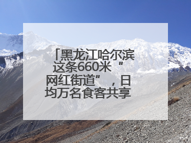 黑龙江哈尔滨这条660米“网红街道”，日均万名食客共享“平安滋味”