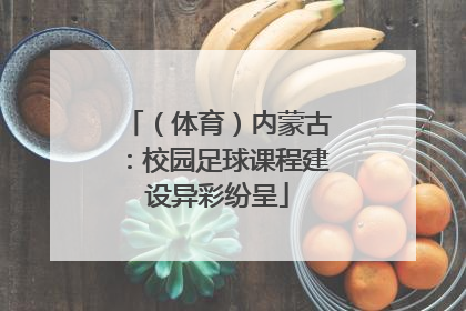 （体育）内蒙古：校园足球课程建设异彩纷呈