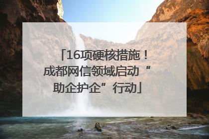 16项硬核措施！成都网信领域启动“助企护企”行动